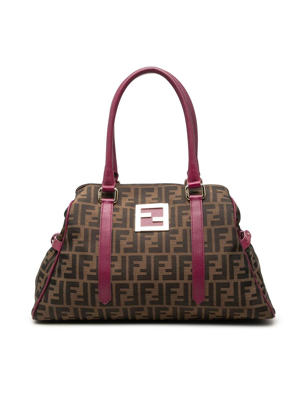 Fendi Zucca Canvas Tote Pre-Loved Brown #361925F83B